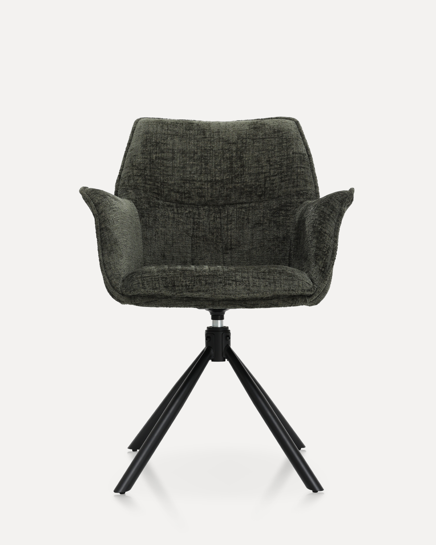 Putar kursi makan dengan lengan Putar kursi makan dengan lengan