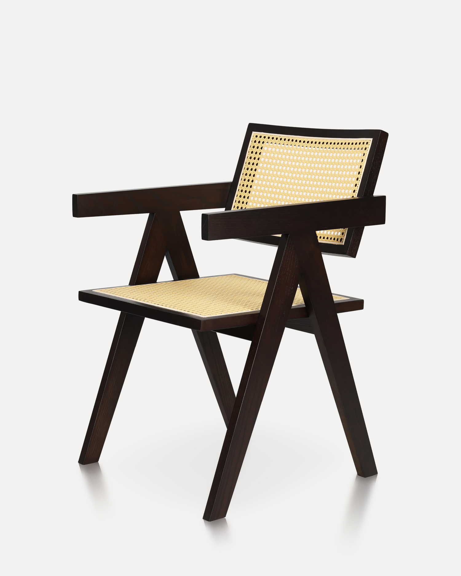 Kursi makan kayu rotan minimalis Kursi makan kayu rotan minimalis