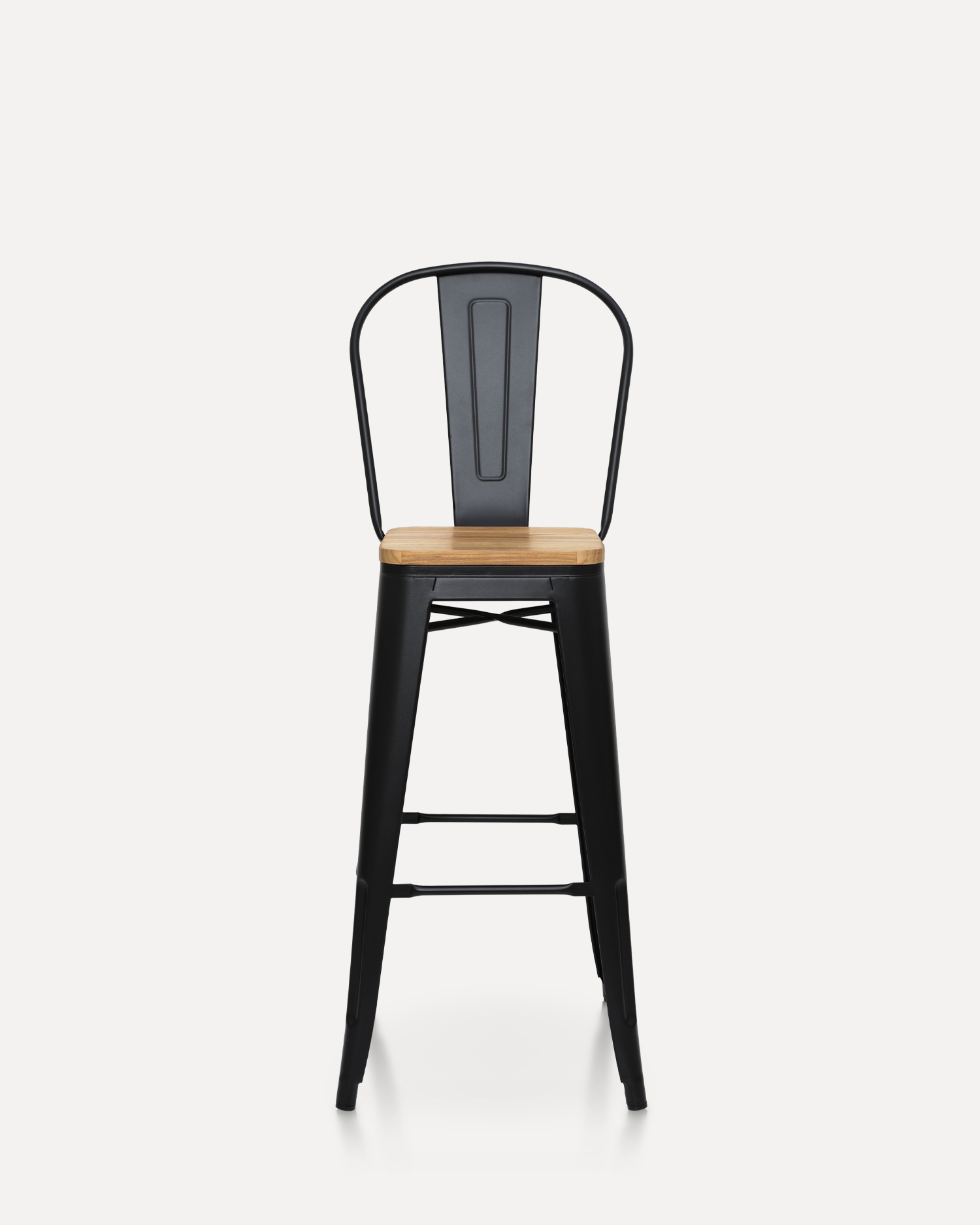 Kursi desain makan hitam retro Kursi desain makan hitam retro